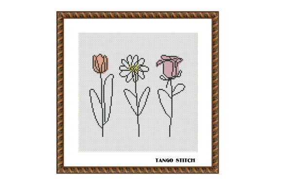 Abstract Flowers Cross Stitch Pattern: A Seasonal Designer’s Review