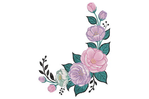 Curved Floral Bouquet Embroidery Review for Etsy Sellers