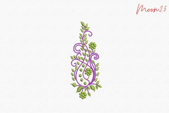 Elegant Floral Vine Scroll Stitch Artwork Review