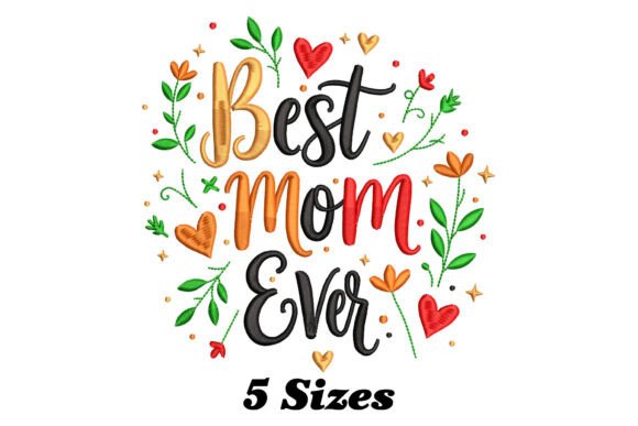 Floral Best Mom Ever: A Designer’s Honest Review for Boutique Sweatshirt Embroidery
