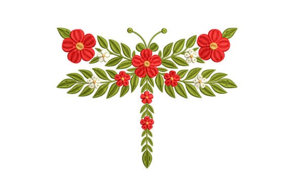 Floral Dragonfly with Red Flowers: A Designer’s Real-World Review