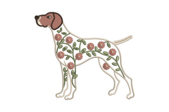 Floral Pointer Dog Embroidery: A Designer’s Review for Gift Makers