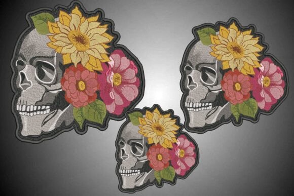 Floral Skull Patch: A Bold Choice for Unique Personalized Gifts