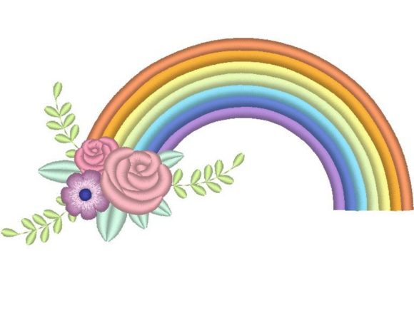 Rainbow and Flowers: A Designer’s Review for Small Business Embroidery Use