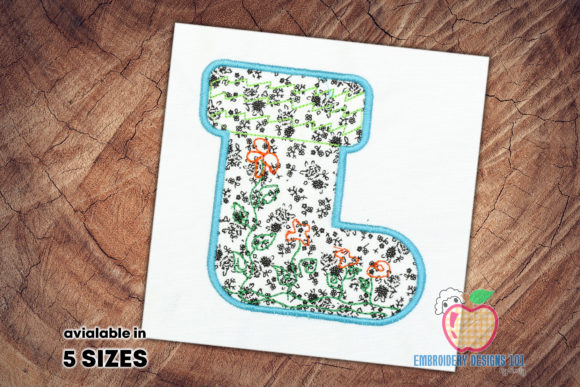Shoe Designed with Flowers Applique: A Charming Touch for Personalized Gifts