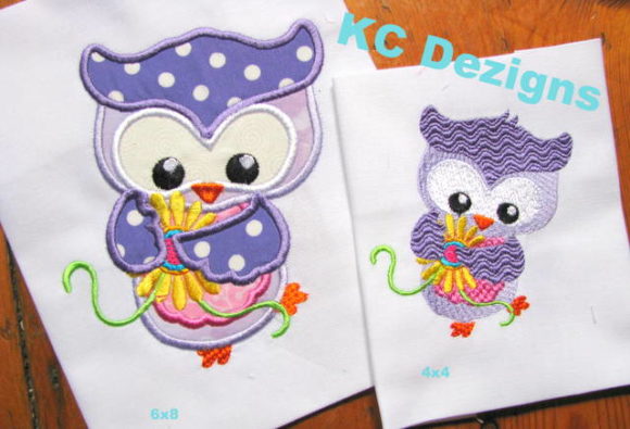 Spring Owl with Yellow Flowers Applique Review